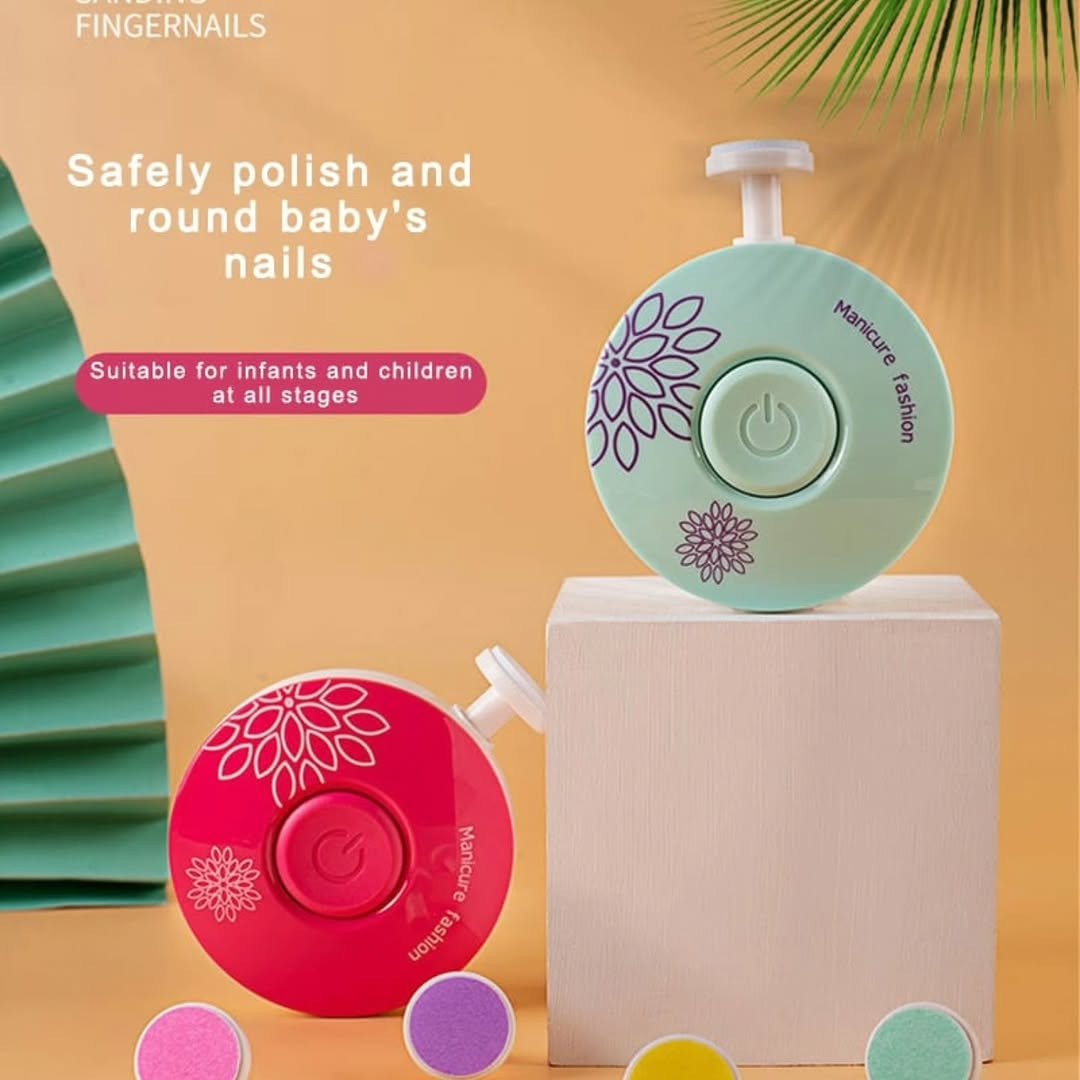 6Pcs Electric Baby Nail Trimmer Set