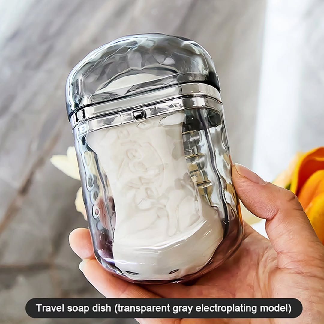Water Ripple Portable Travel Soap Dish Holder