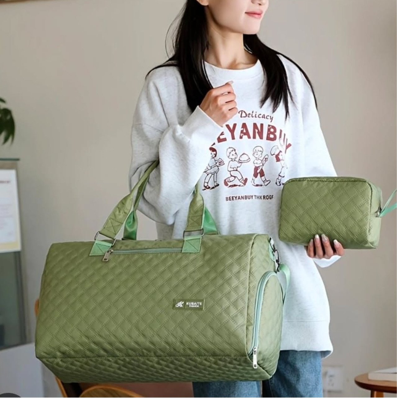 2 in 1 Waterproof Capacity Duffle or Gym Bag