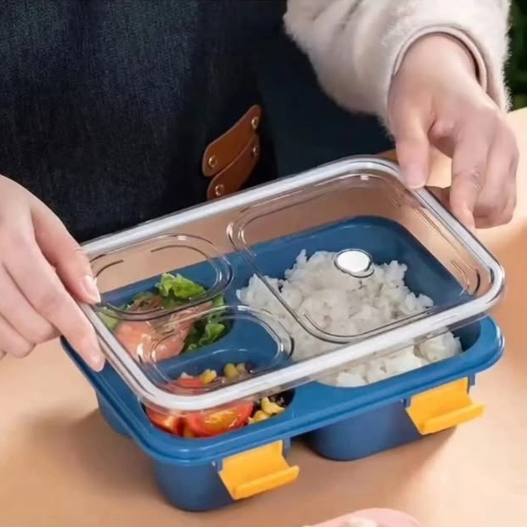 Three Grid Lunch Box