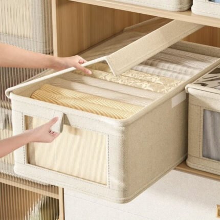 Foldable Multipurpose Hard Fabric Closet Organizer