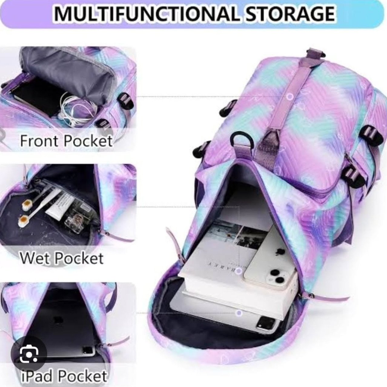 Unisex Multifunction Travel Bag