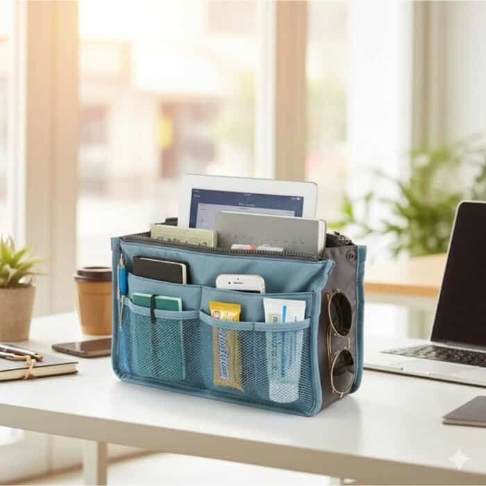 Multipurpose Waterproof 13 Pocket Mini Bag Organizer