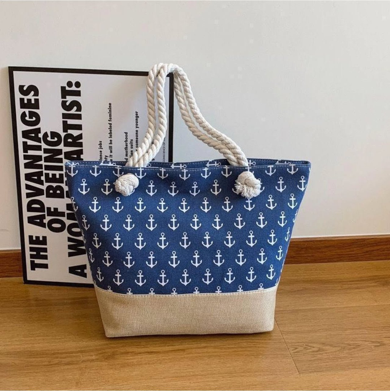 Striped Tote Bags