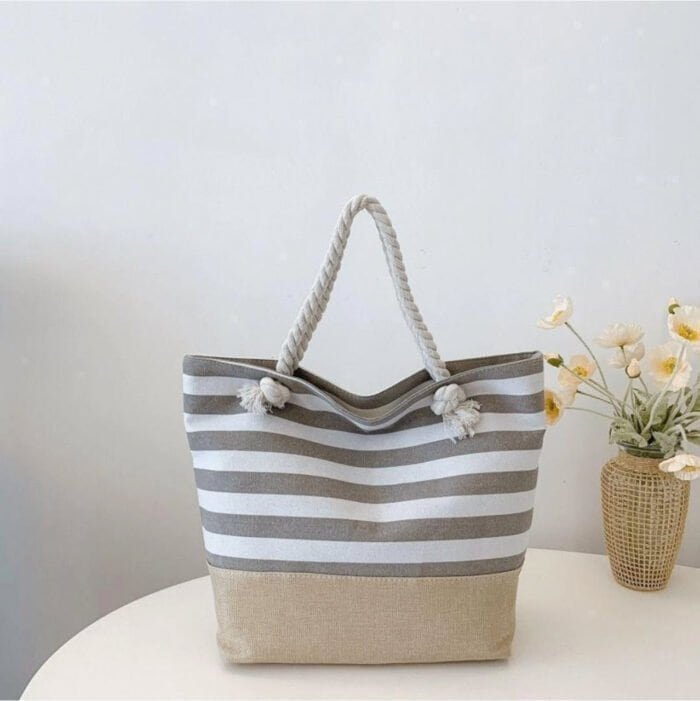 Striped Tote Bags