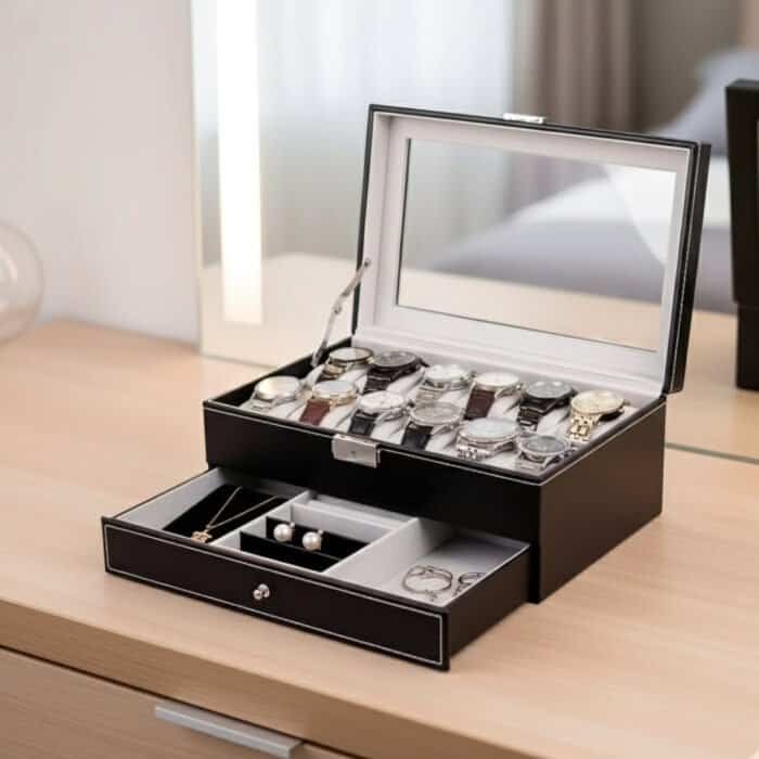 Double Layer Watch or Jewellery Organizer