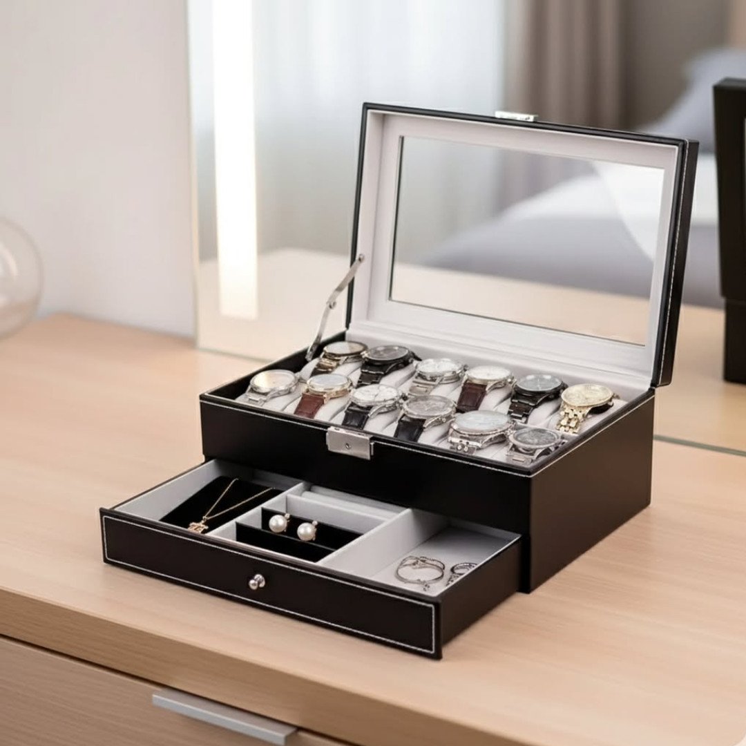 Double Layer Watch or Jewellery Organizer