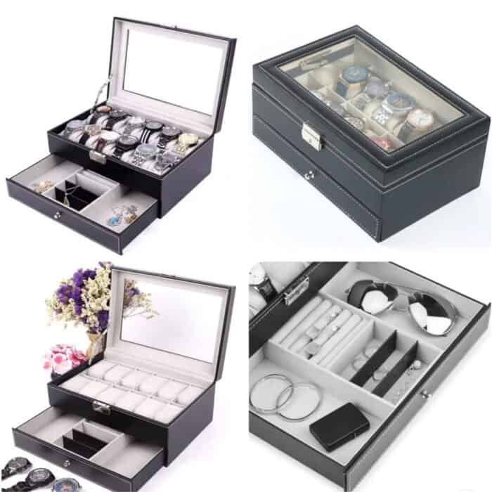 Double Layer Watch or Jewellery Organizer