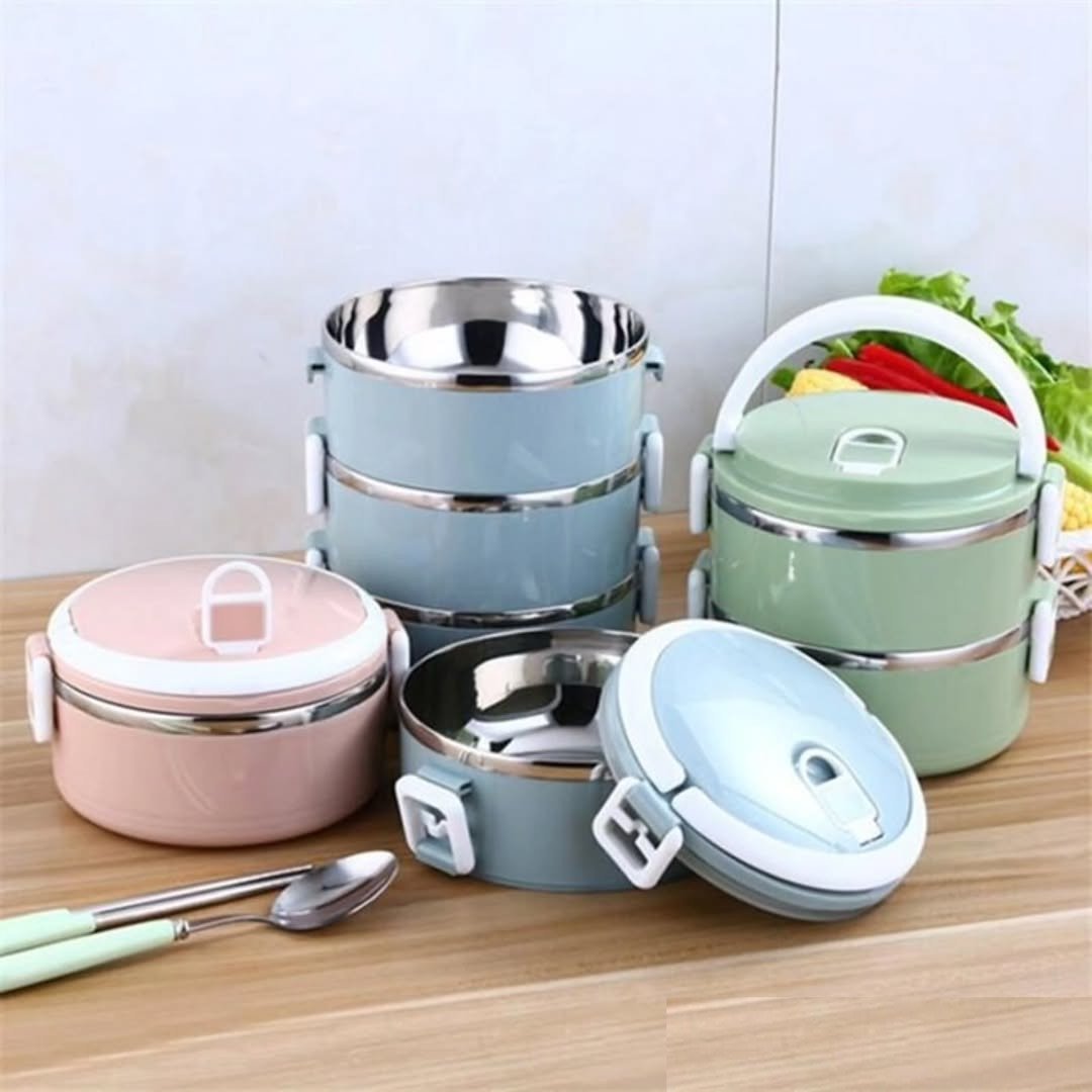 2 Layer Portable Food Warmer Lunch Box