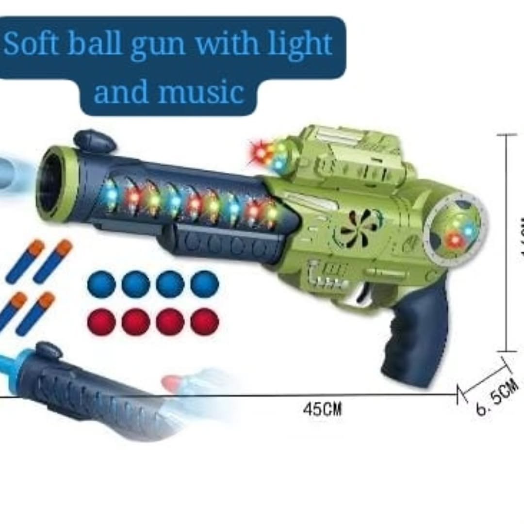 Sound Light Electric Soft Bullet Air Gun Toy
