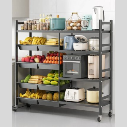 Multifunctional Strong Metallic Kitchen Rack