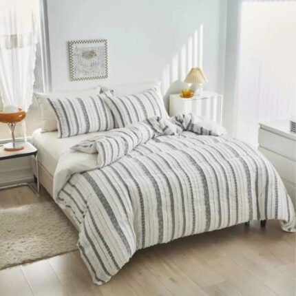 Textured Nordic Duvet Cover