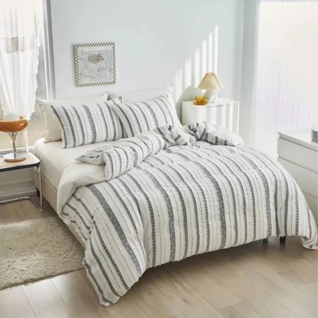 Textured Nordic Duvet Cover