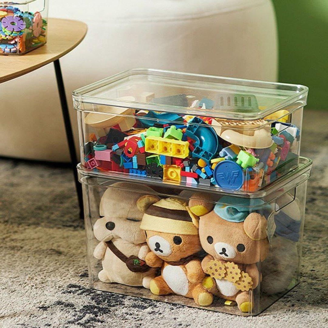 2pcs Acrylic Storage Containers