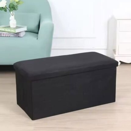 Leather Ottoman Storage Box