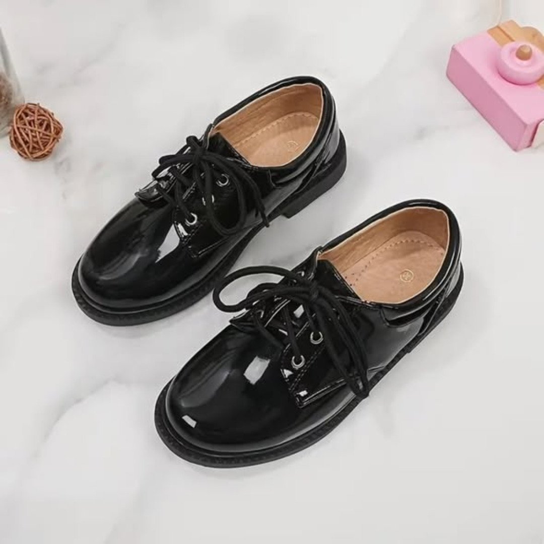 Black Patent Leather School Shoes