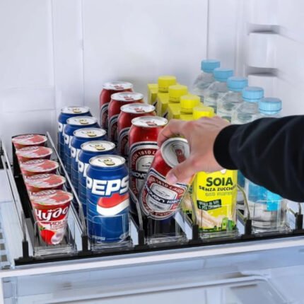 Beverage propeller / adjustable shelf pusher