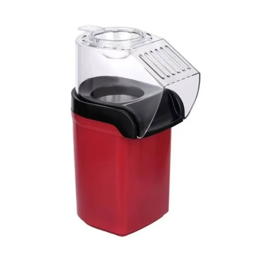 Portable hot air popcorn maker