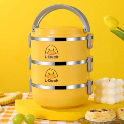 Detachable 3 layered Duck Lunch Dish