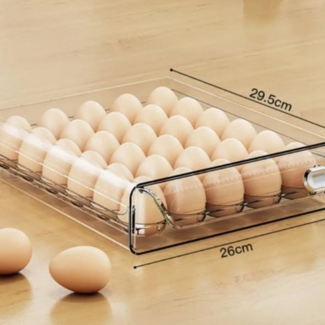 Shop 30 Grid Acrylic Egg Storage Tray for safe and organized egg storage. Order today for fast delivery in Nairobi.