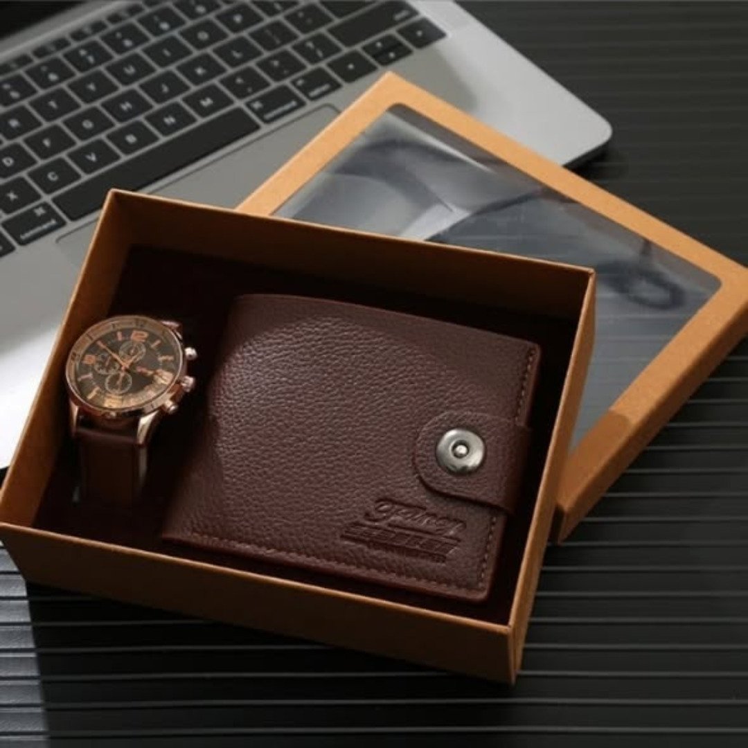WATCH AND WALLET MEN GIFT SET
