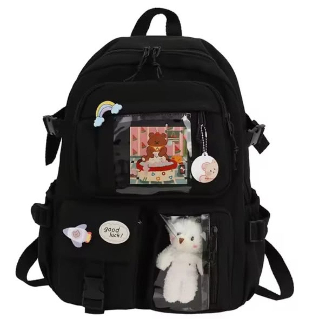 Casual style high capacity school bag