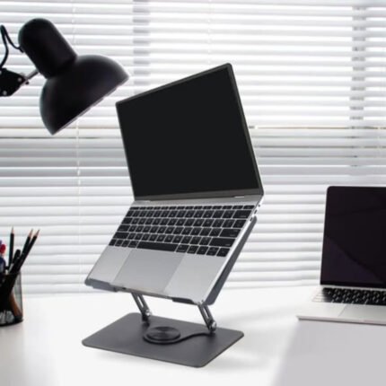 Adjustable Laptop Stand with Dual Cooling Fans