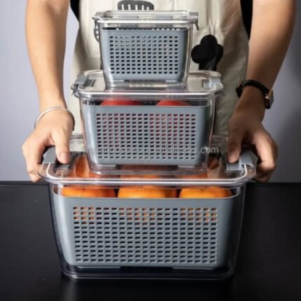 3pcs Fresh Food Storage Containers