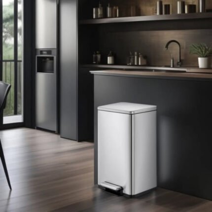 5 Litres Stainless Steel Pedal Dustbin