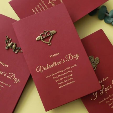 Valentines Day Gift Love Gift Card with Envelope