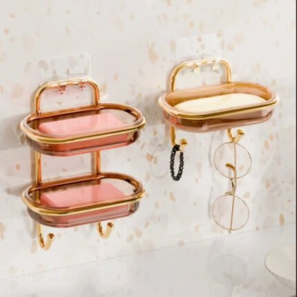 Double Layer Wall Mounted Soap Holder