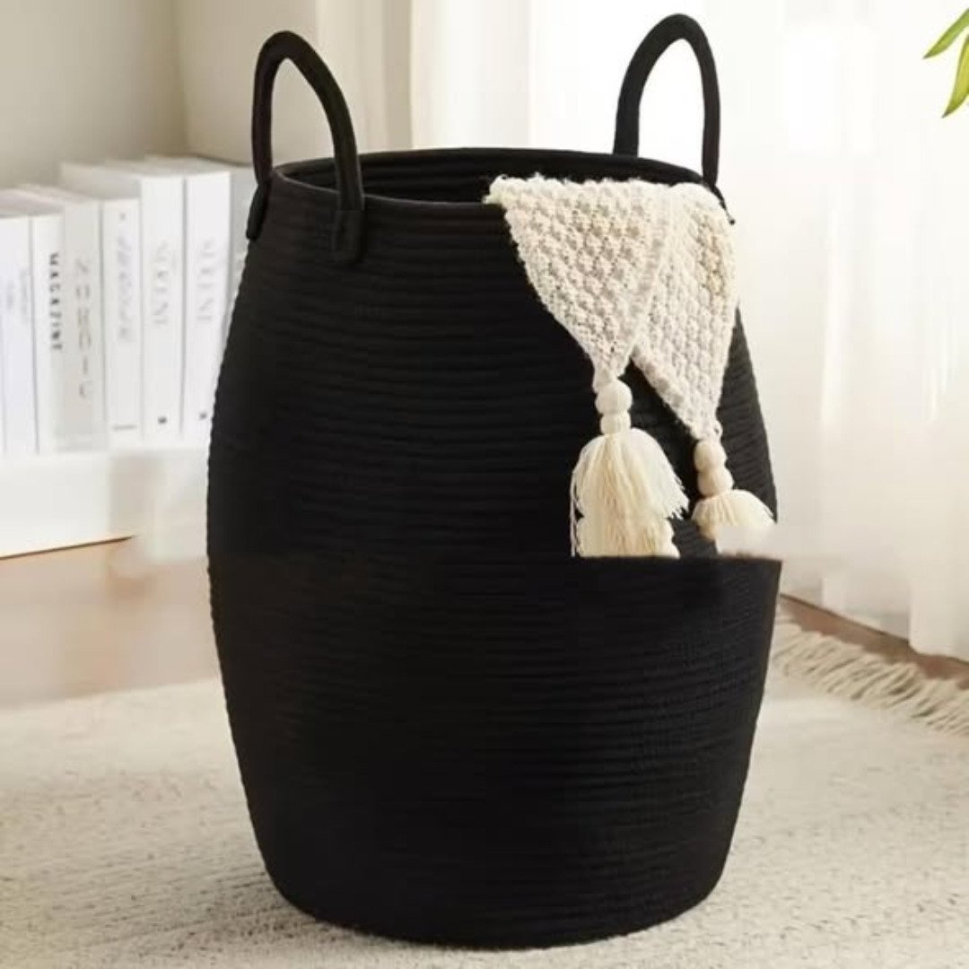 Large 65L Cotton Rope Basket