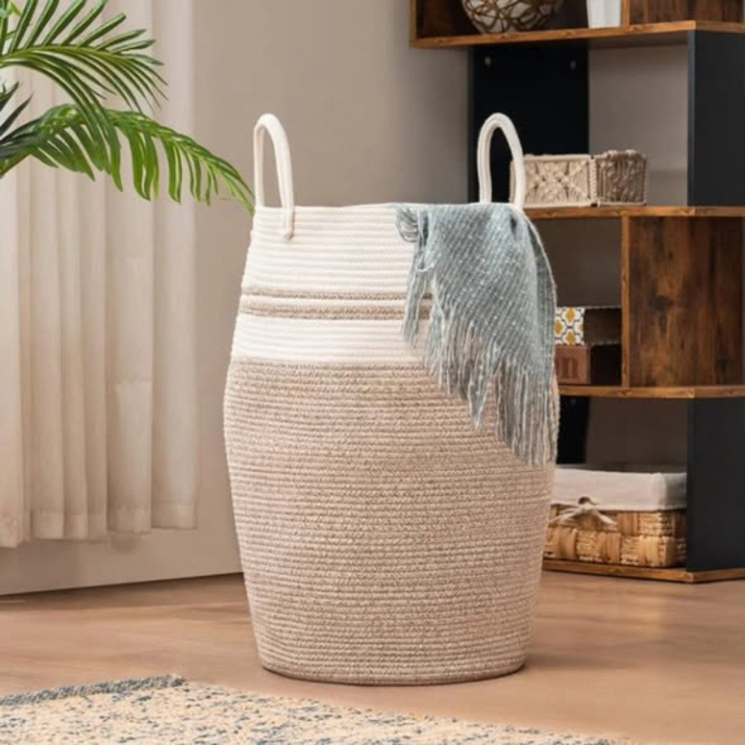 Large 65L Cotton Rope Basket