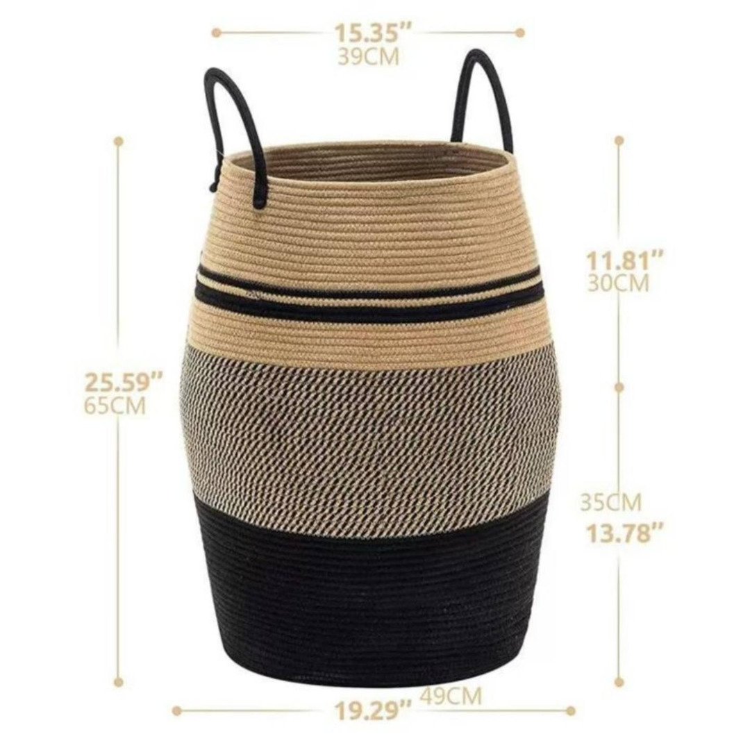 Large 65L Cotton Rope Basket