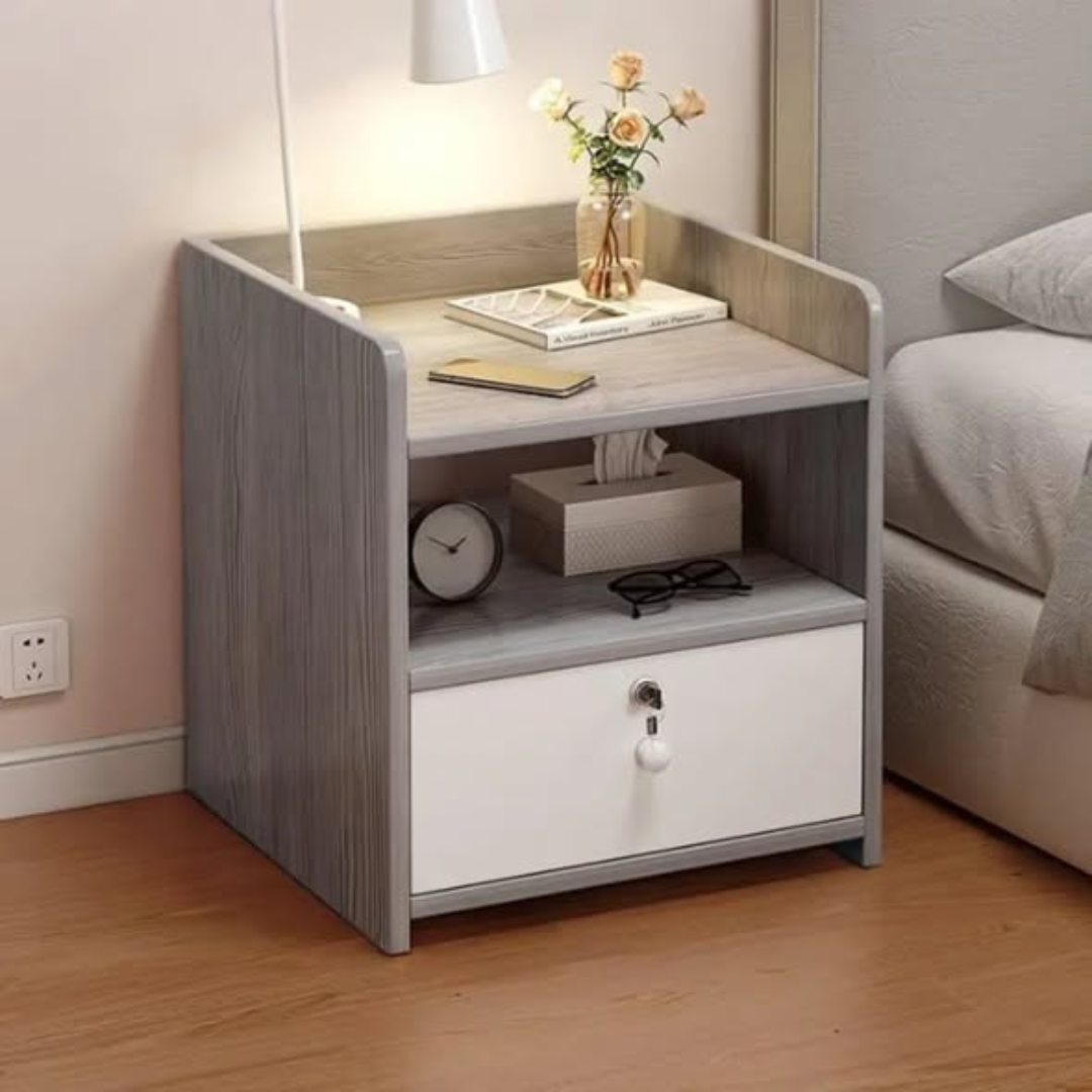 Mini bedroom modern bedside storage