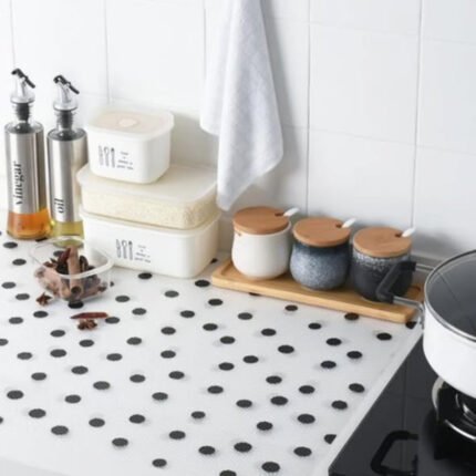 Polka dot Water proof drawer/shelf Liners