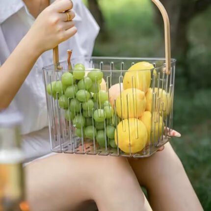 Basket Storage Organizer with Handle