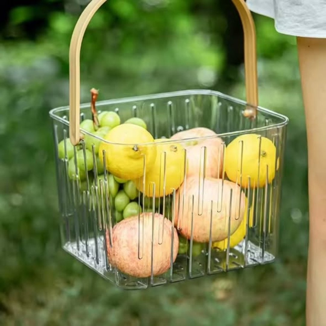 Basket Storage Organizer with Handle