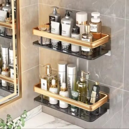 2pcs Aluminum Alloy Rectangular Shelf