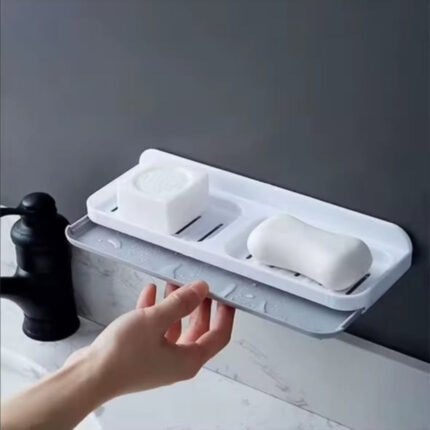 Double Sides Wall Mounted Adhesive Soap Holder