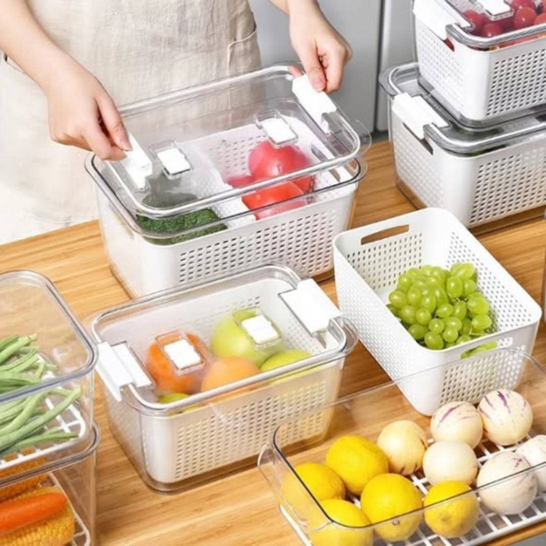 3pcs Fresh Food Storage Containers