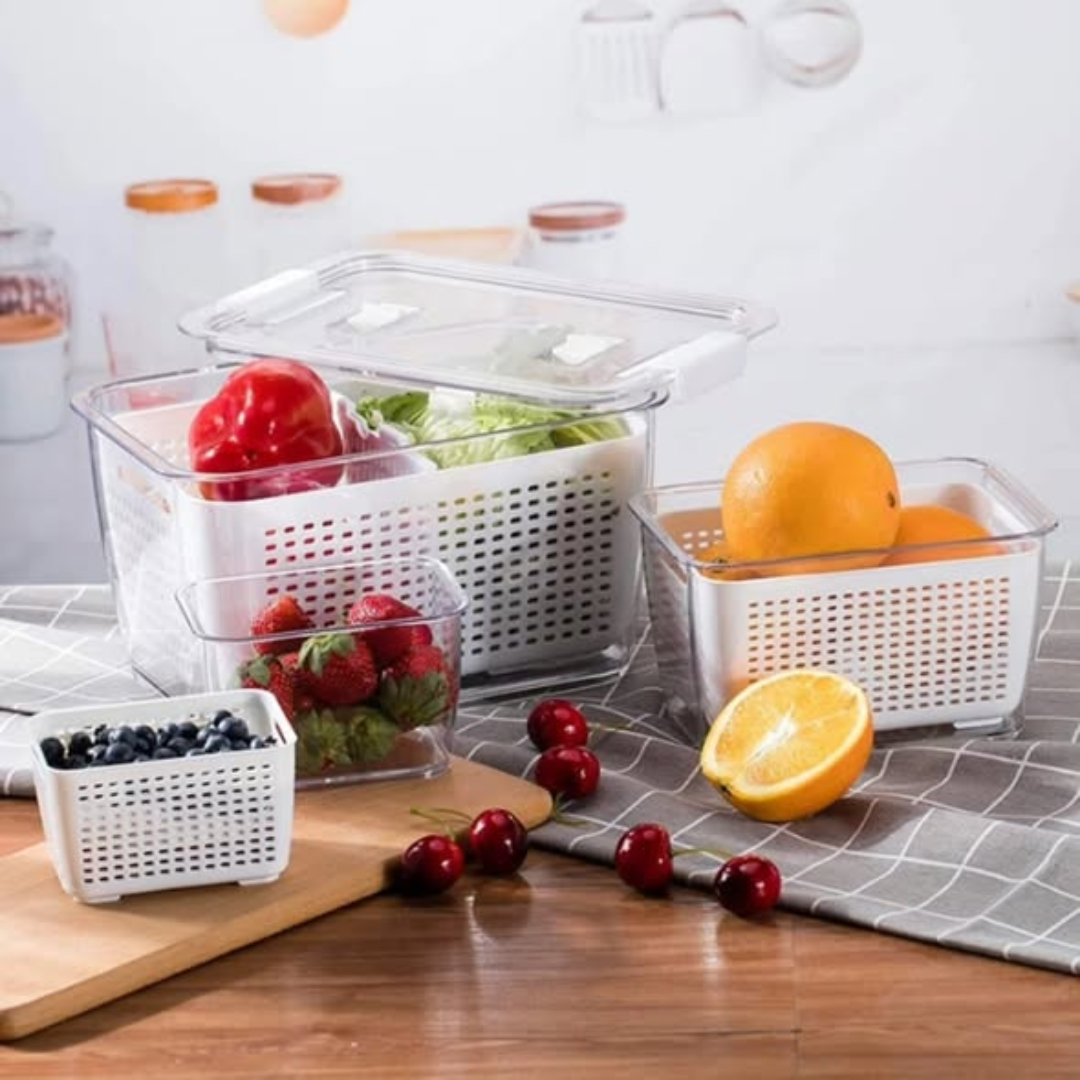 3pcs Fresh Food Storage Containers