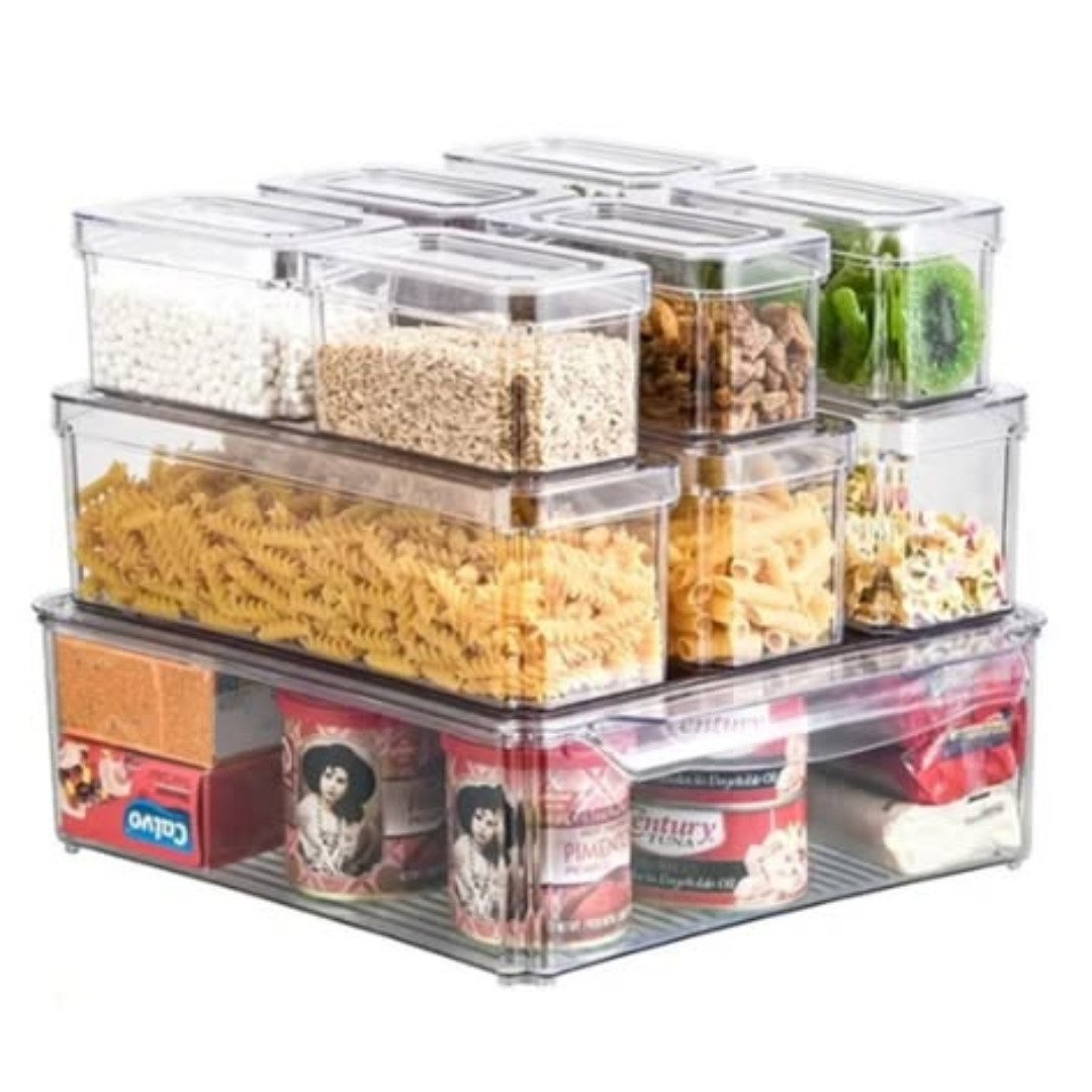 14pcs stackable Fridge storage organizers