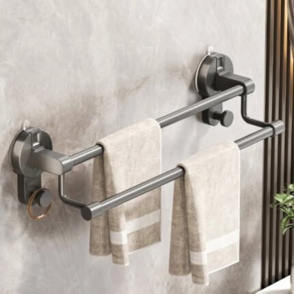 Suction towel holder