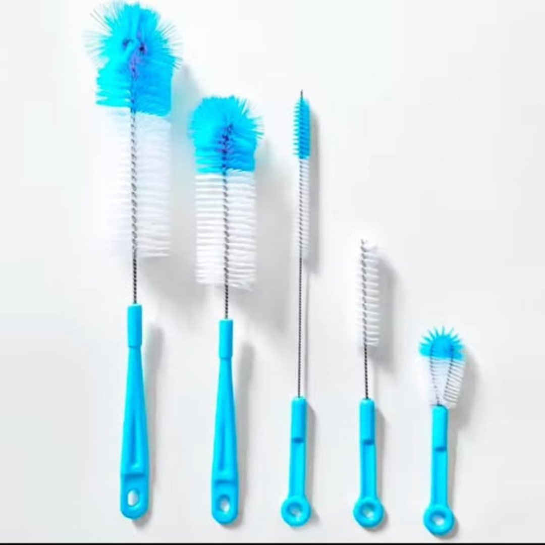 5 Pcs Long Bottle Brush Cleaner