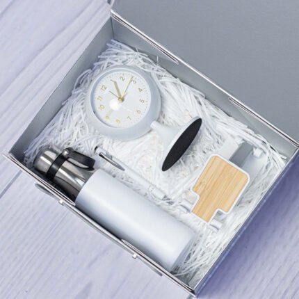 4 in 1 Executive Gift Set with Desktop Clock