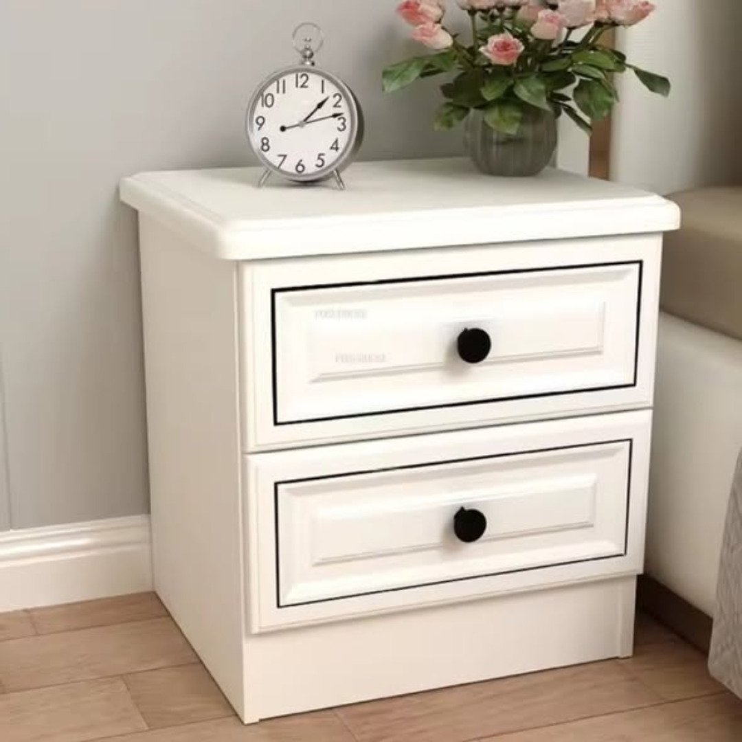 White Bedside Nightstand