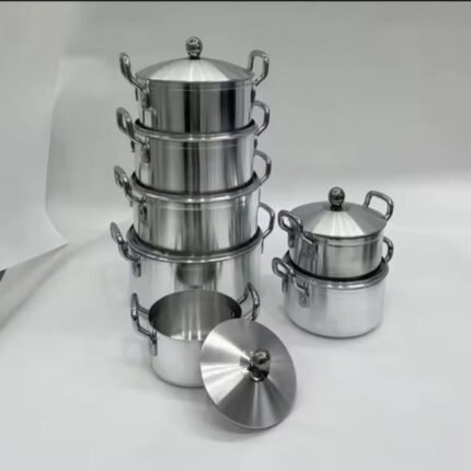 7pc Aluminium Cookware Set
