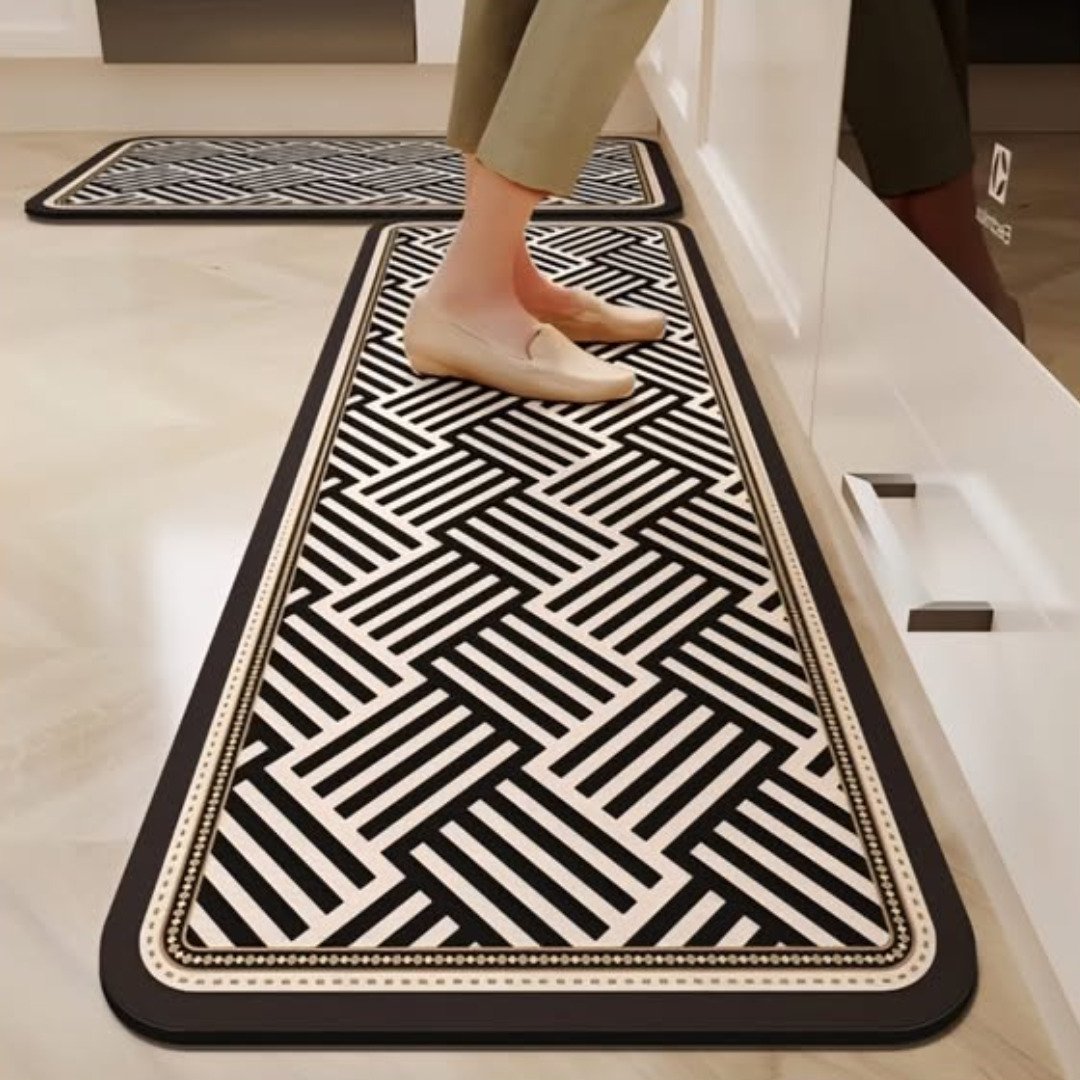 Rubber Bottom Anti-Slip Kitchen Mats