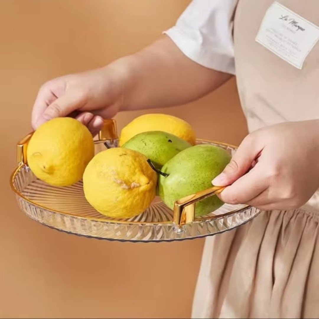 3 pcs Elegant Acrylic Fruit Tray Set